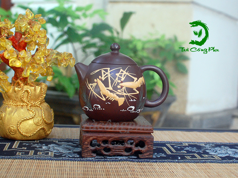 Ấm Tử Sa Long Đán Hội Hà Thú – ATS1424